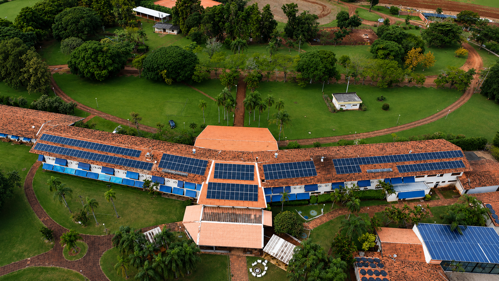 Projeto de energia solar entregue pela TIOSUN